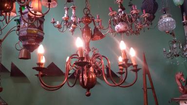 Antique Lamp,Hanging Lamp 8 arm code HL001Y size wide 90 cm long include chain 99 cm.. Antique Lamp,Hanging Lamp 8 arm code HL001Y size wide 90 cm long include chain 99 cm..