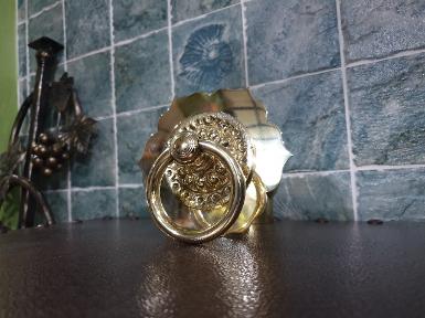 Brass pull handle Item Code PMR90G size wide 130 mm.ring 70 mm. Brass pull handle Item Code PMR90G size wide 130 mm.ring 70 mm.