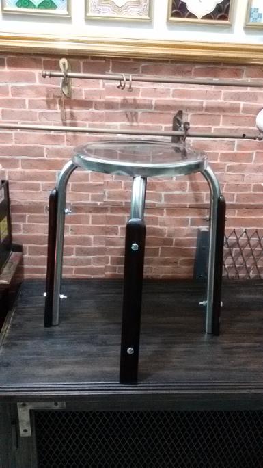 Iron chair material iron with wood code IRC004G Iron chair material iron with wood code IRC004G