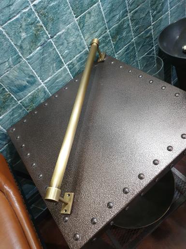 Brass door handle Item Code AC.037R size long 600 mm. pipe 25 mm high 50 mm. base 50x25mm Brass door handle Item Code AC.037R size long 600 mm. pipe 25 mm high 50 mm. base 50x25mm