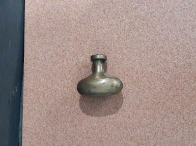 Brass door handle Item Code OVAL20 size long 61 mm.Th 24 mm. high 49 mm. base 18 mm. Brass door handle Item Code OVAL20 size long 61 mm.Th 24 mm. high 49 mm. base 18 mm.