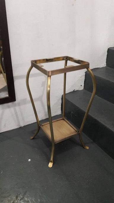 Brass stand for show item Brass stand for show item