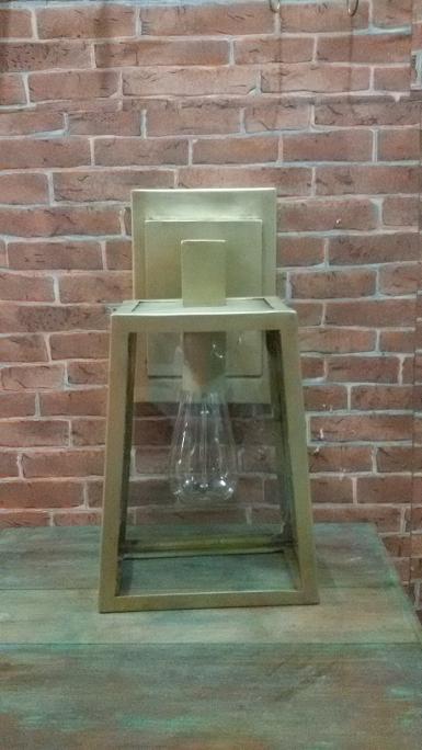 Brass Wall Lamp BWL188 size h 26 x 19 x 12 top 15 x 12 cm. base 22 x 15 cm. Brass Wall Lamp BWL188 size h 26 x 19 x 12 top 15 x 12 cm. base 22 x 15 cm.