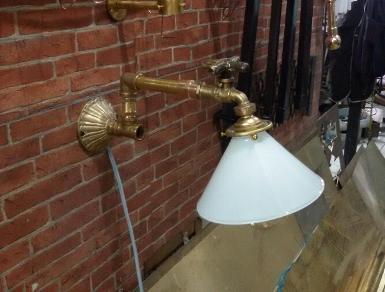 Wall Lamp Loft Style material is brass Item Code LWL19MP size base 87 mm. deep 30 cm. Wall Lamp Loft Style material is brass Item Code LWL19MP size base 87 mm. deep 30 cm.