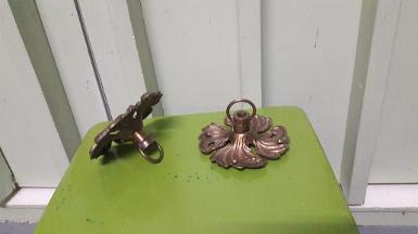 Ceiling hook brass item code CLK18 size wide 90 mm. Ceiling hook brass item code CLK18 size wide 90 mm.