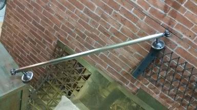 Brass Hook long 70 cm. size pipe 18.7 mm. Brass Hook long 70 cm. size pipe 18.7 mm.