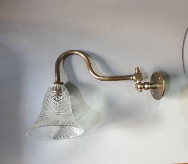 Wall Lamp with cut glass Item Code WLE020 size base 75 mm.deep not include shade 11'' Wall Lamp with cut glass Item Code WLE020 size base 75 mm.deep not include shade 11''