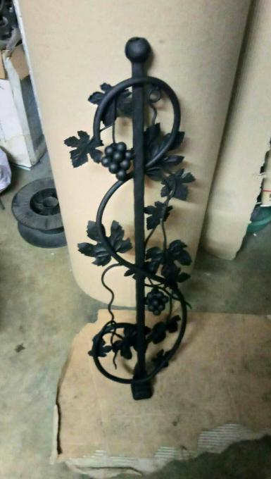 Balustrade grape steel make rusty color Balustrade grape steel make rusty color