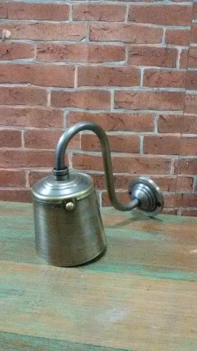 Brass Wall Lamp Item Code BWL01H size deep 15 cm. shade 8 cm. bottom 77 mm. Brass Wall Lamp Item Code BWL01H size deep 15 cm. shade 8 cm. bottom 77 mm.