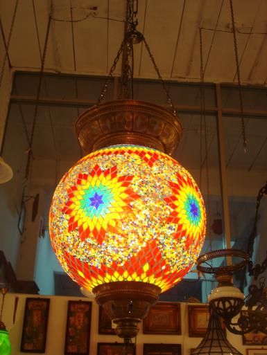 Morocco Lamp Code AT17C1 size Dimension 12 '' long include chain 100 cm.