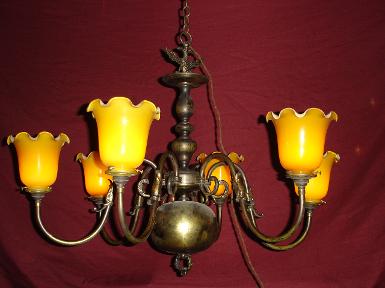 Ducth Antique Lamp 6 arm antique lamp Item Code DL06RY size wide 740 mm.high 900 mm. Ducth Antique Lamp 6 arm antique lamp Item Code DL06RY size wide 740 mm.high 900 mm.