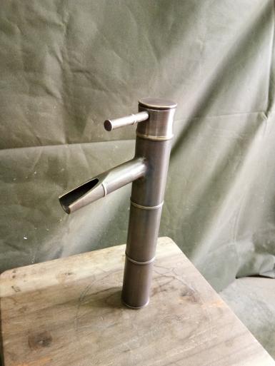 Brass faucet bamboo design Item Code BB.20AB size high 270 mm. pipe 38 mm.deep 115 mm. Brass faucet bamboo design Item Code BB.20AB size high 270 mm. pipe 38 mm.deep 115 mm.