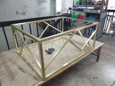 ฺBrass Table we make to order and make to design. ฺBrass Table we make to order and make to design.