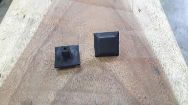 Brass knob item code N053BT size wide 30 x 30mm high under 13 mm. Brass knob item code N053BT size wide 30 x 30mm high under 13 mm.