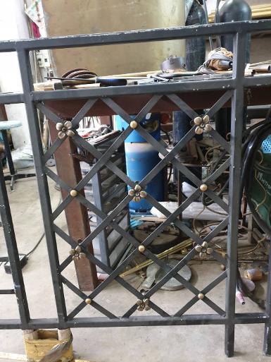 Varendar iron with brass accessories .we make to order & make to design. Varendar iron with brass accessories .we make to order & make to design.