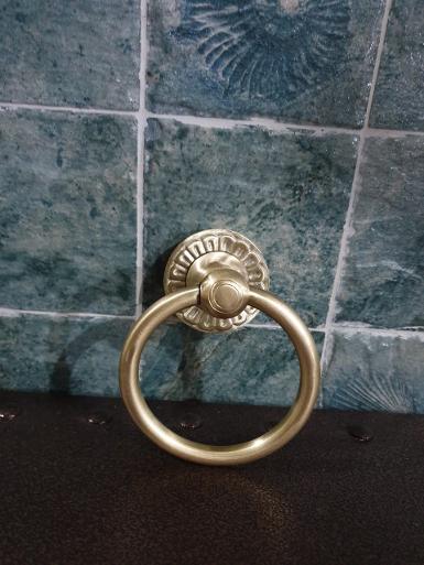 Brass Pull Handle Item Code PL56F size base 56 mm ring wide 95 mm thickness 9 mm. Brass Pull Handle Item Code PL56F size base 56 mm ring wide 95 mm thickness 9 mm.