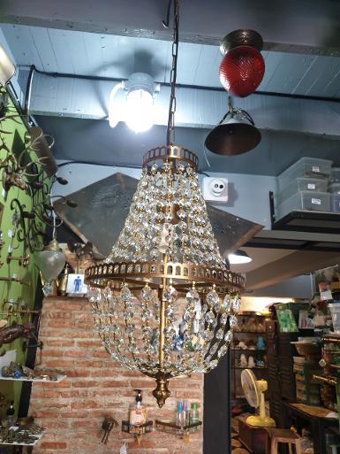 Chandelier Crystal lamp brass with crystal Code CDL06UW size wide 260 mm.long 420 mm.L include 1000 Chandelier Crystal lamp brass with crystal Code CDL06UW size wide 260 mm.long 420 mm.L include 1000