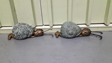 Shell sleep brass Item Code STB001MP size long 31 cm. wide 10 cm. Shell sleep brass Item Code STB001MP size long 31 cm. wide 10 cm.