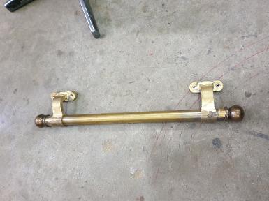 Brass door handle of Thailand. Brass door handle of Thailand.