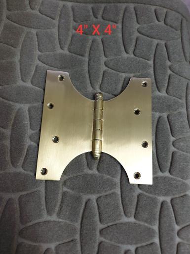 Brass hinge Item Code V018ELS size 4'' x 4'' Thickness 2 mm. Brass hinge Item Code V018ELS size 4'' x 4'' Thickness 2 mm.