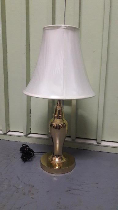 Brass Table Lamp Item code BTL16W size 15 cm. round base high 50 cm. Brass Table Lamp Item code BTL16W size 15 cm. round base high 50 cm.