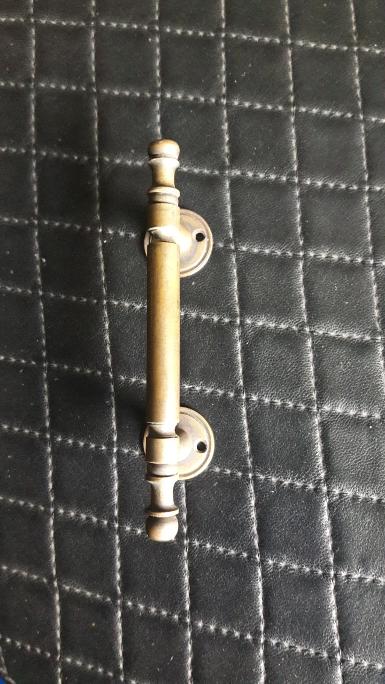 Brass Door Handle Item Code C.002 size long 95 mm. base 19 mm. D: 6 mm. Brass Door Handle Item Code C.002 size long 95 mm. base 19 mm. D: 6 mm.