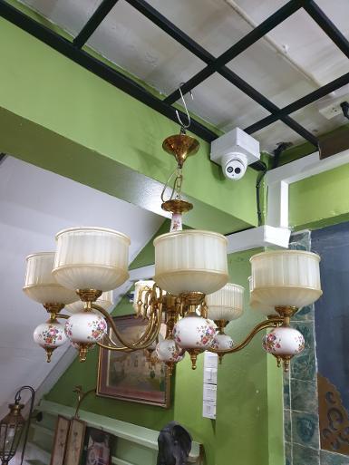 Antique Lamp 8 arm Item Code ATT64B Antique Lamp 8 arm Item Code ATT64B