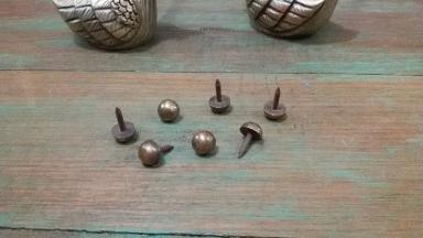 Brass nail 9 mm. Item Code AA.068A size wide 9 mm. Brass nail 9 mm. Item Code AA.068A size wide 9 mm.